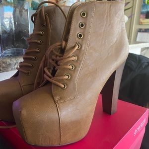 Block Heeled Booties